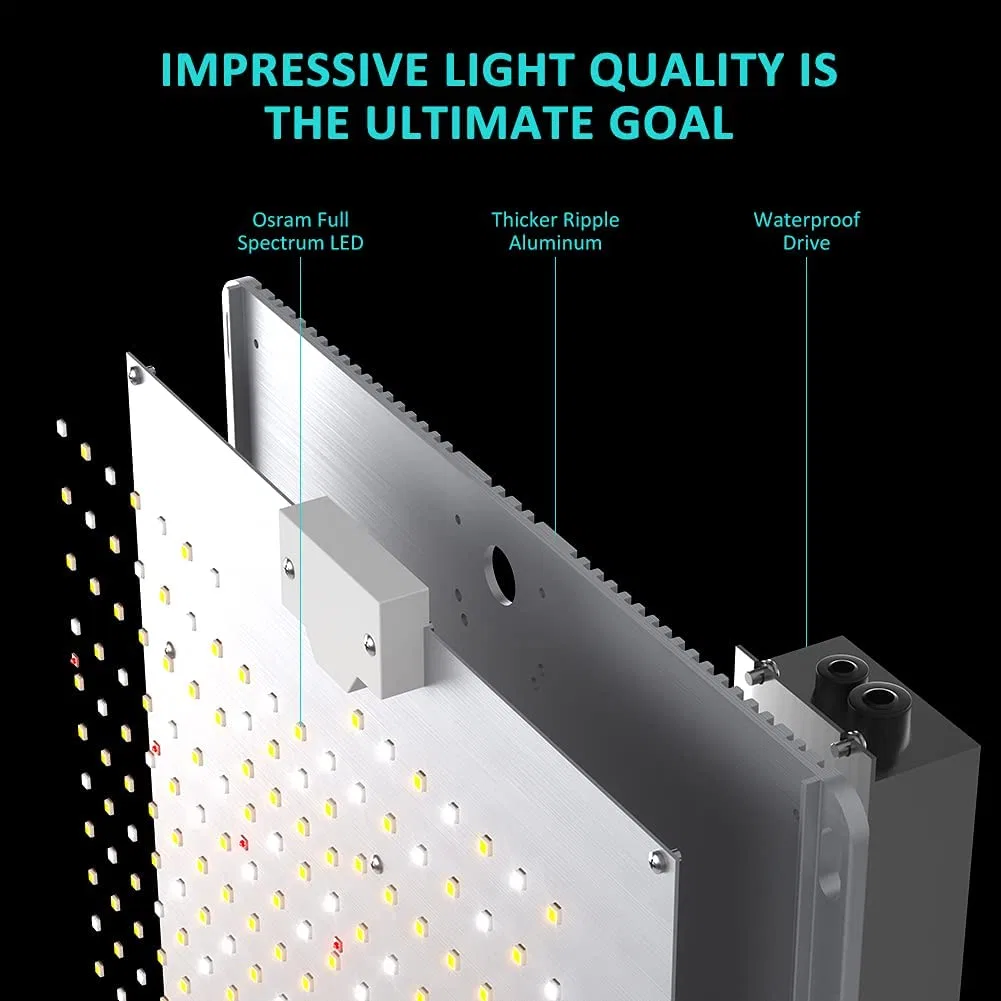 Wholesale/Supplier 100W 200W 300W Full Spectrum Panel Board LED Grow Light for Indoor Plants with CE RoHS Certificate