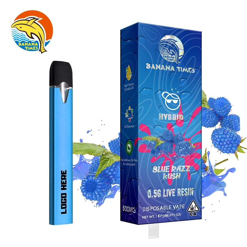 Custom Super Slim 500 Mg Hhc Anti-Leakage Disposable Vape Pod Wholesale 280mAh Rechargeable Vape Pen for Thick Oil