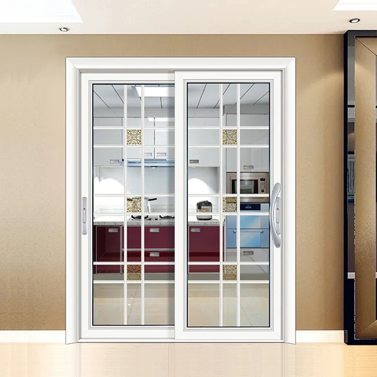 Nouveau design moderne de la Chambre des portes coulissantes en verre boutique commerciale extérieure de la preuve de l'ouragan de verre aluminium porte coulissante