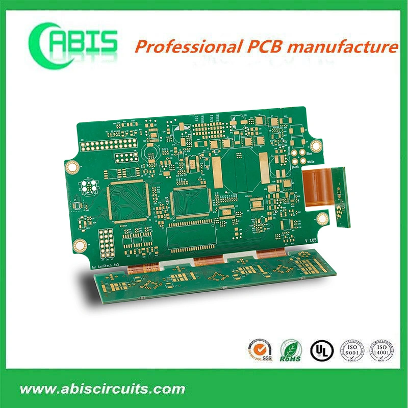 Shenzhen Printed Circuit Board HDI Enig 6 Layers Rigid Flex PCB