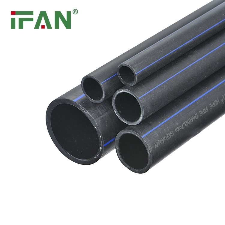 Ifan Black HDPE/PP/PE Pipe 20mm HDPE Fittings for Water Supply Agriculture Irrigation