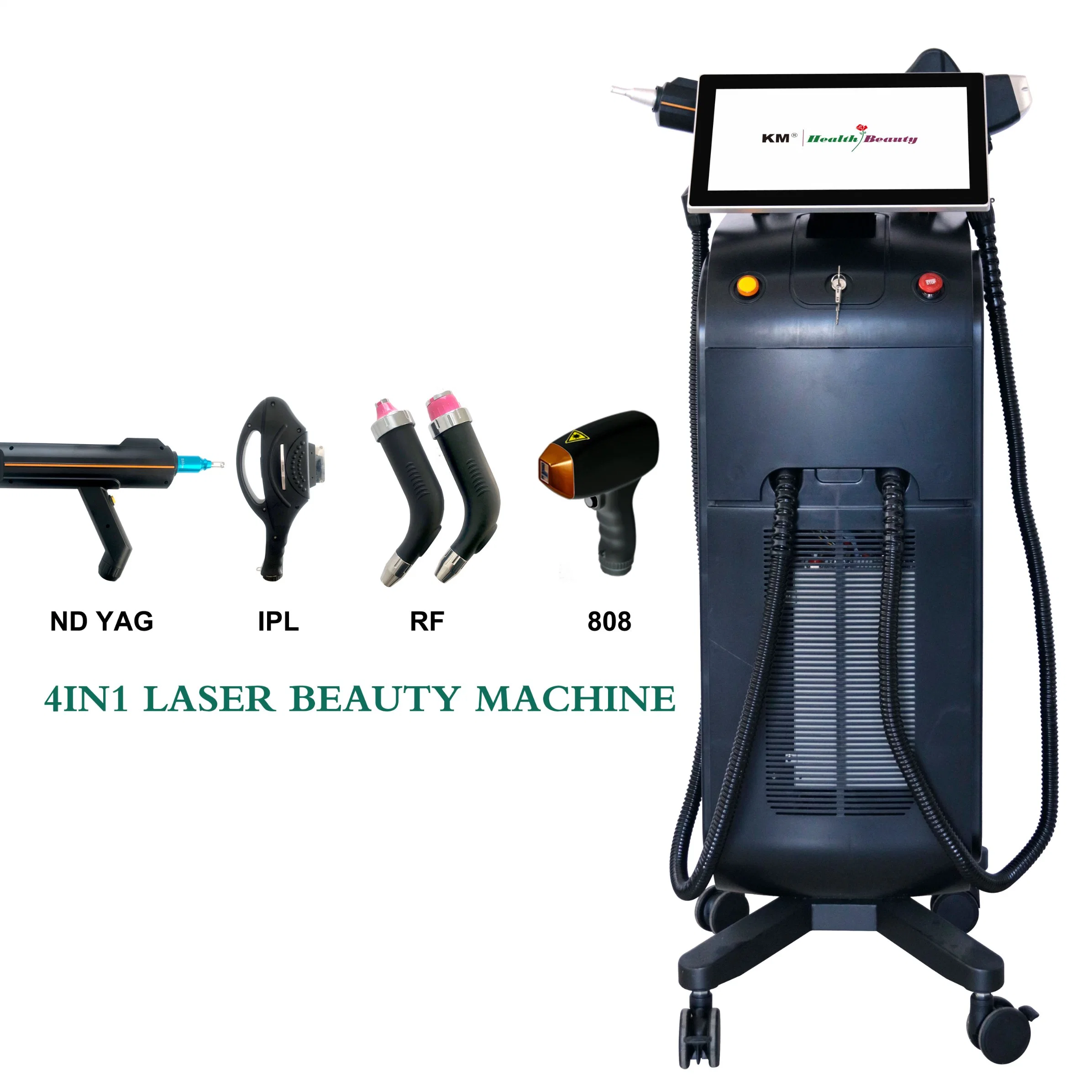 Appareil d'épilation laser à diode 808nm 2023 Nouveau 755nm 808nm 1064nm Diode laser Ice cheveux enlèvement salon équipement de beauté
