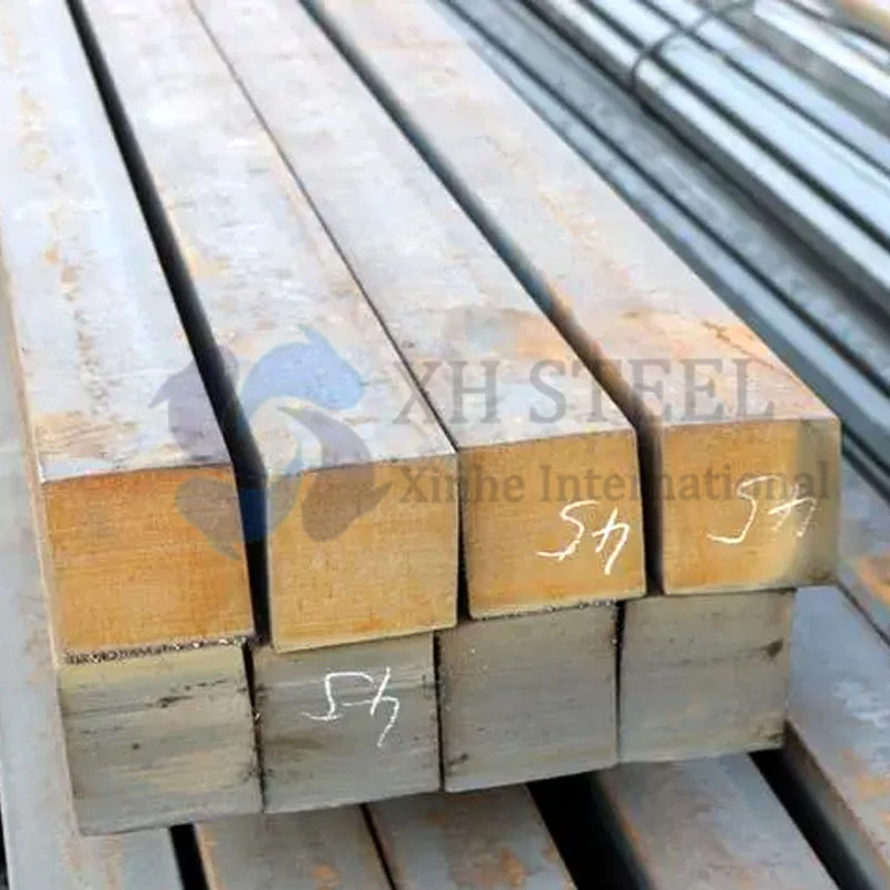 Q235 Q355 20# 45# 16mn 20crmo Ss400 Carbon Steel Square Bar 3sp 5sp 45X45 100X100 130X130 150X150 Prime Steel Billets Steel Square Billets Carbon Steel Billet