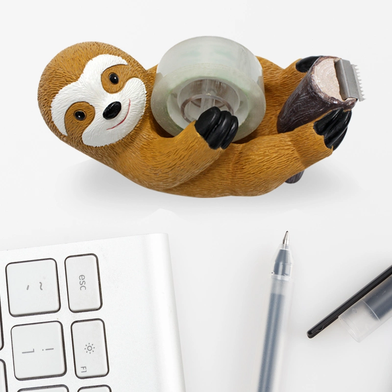 Sloth Tape Dispenser Cute Water Animal Office Gummed Tape Dispenser Desktop Office Ornament Stationery