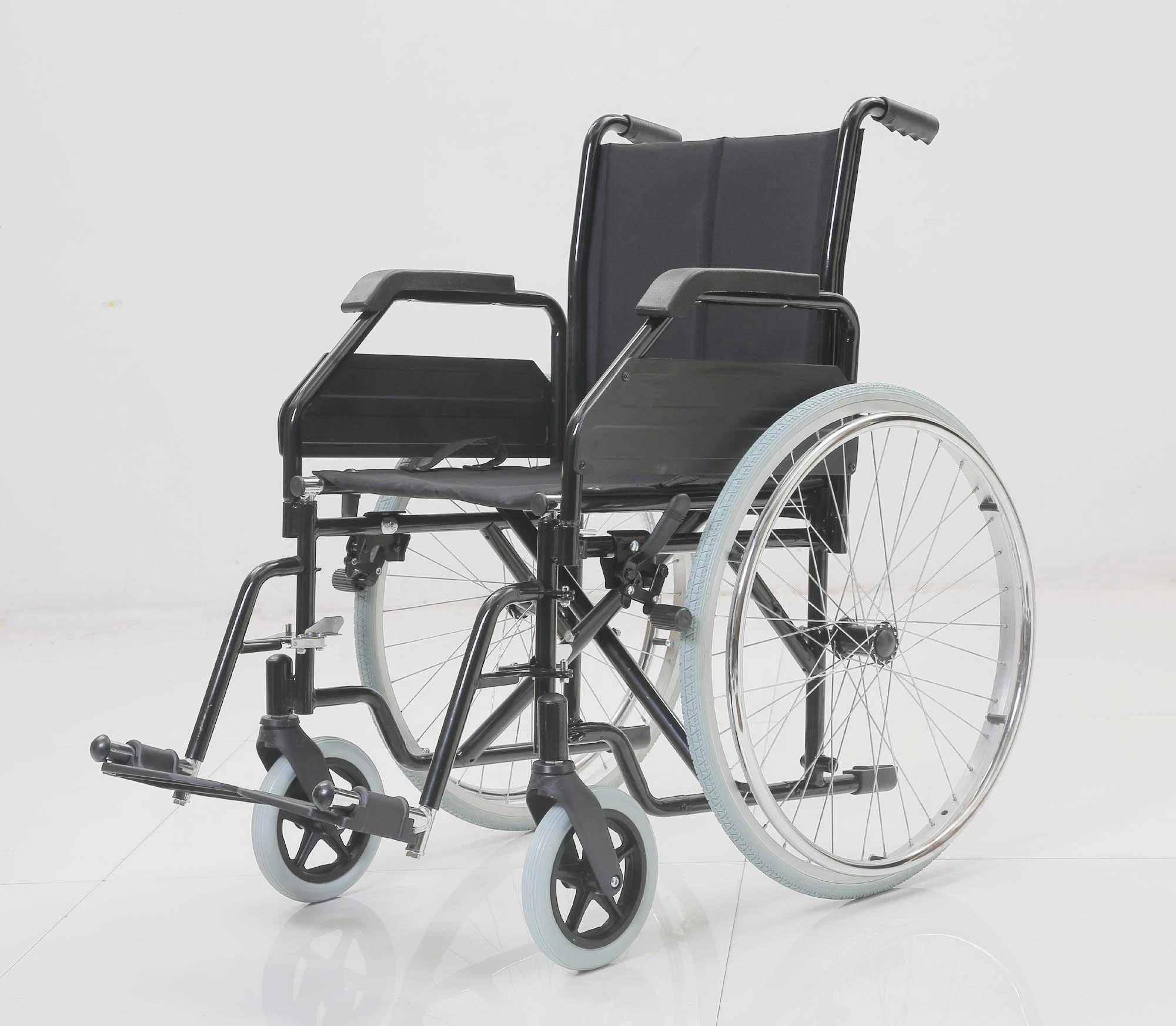 Steel Manual, Transit, Wheelchairs, Folding for Home Care, (YJ-035B)