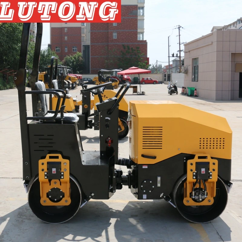 Mini 2 Tons 47Hz Vibration Frequency Hydraulic Vibration Road Roller