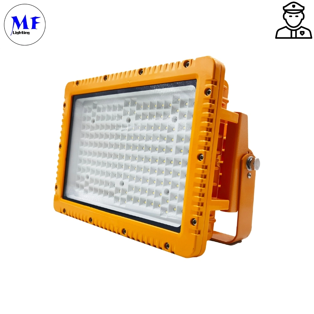 Factory Price 140lm/W 5 Years Warranty 100W 120W IP66 Ik10 LED Explosion Proof Light for Chemical Plant Oil Refinery Harsh Environment