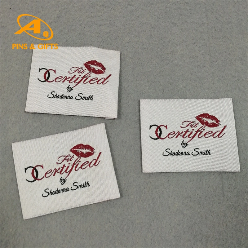 Sinicline Customized Garment Hang Tags High Temperature Resistant Washable Textile Linen Project Woven Label