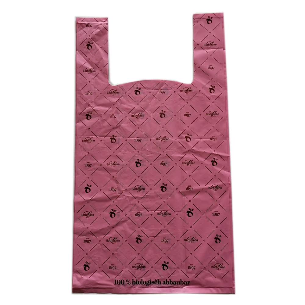 Cheap Biodegradable Supermarket Vest Carry Bag Non Woven Supermarket Shopping Vest Bags