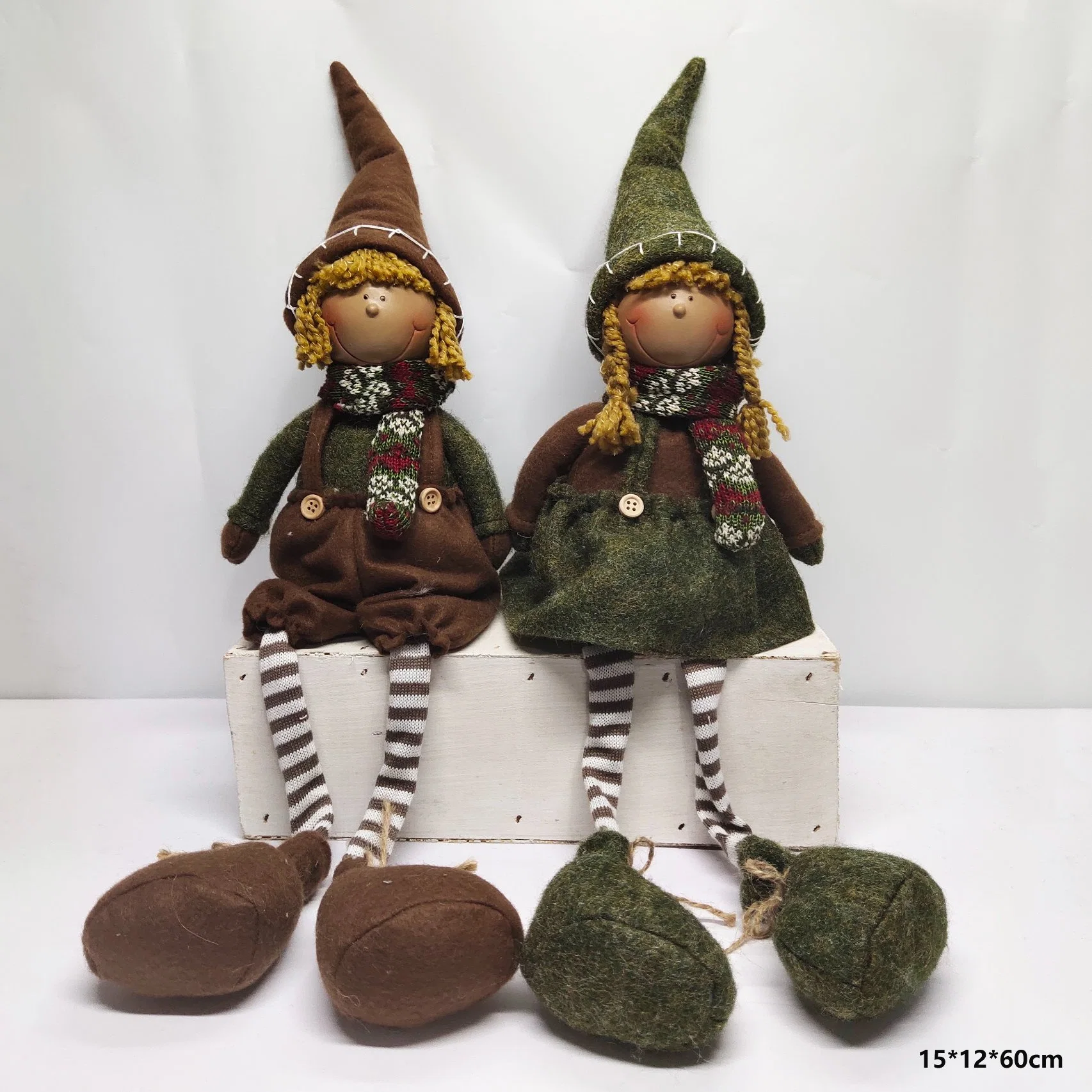 Halloween Holiday Decoration Kids Birthday Present Handmade Plush Doll Textile Soft Gnome Plush Toy