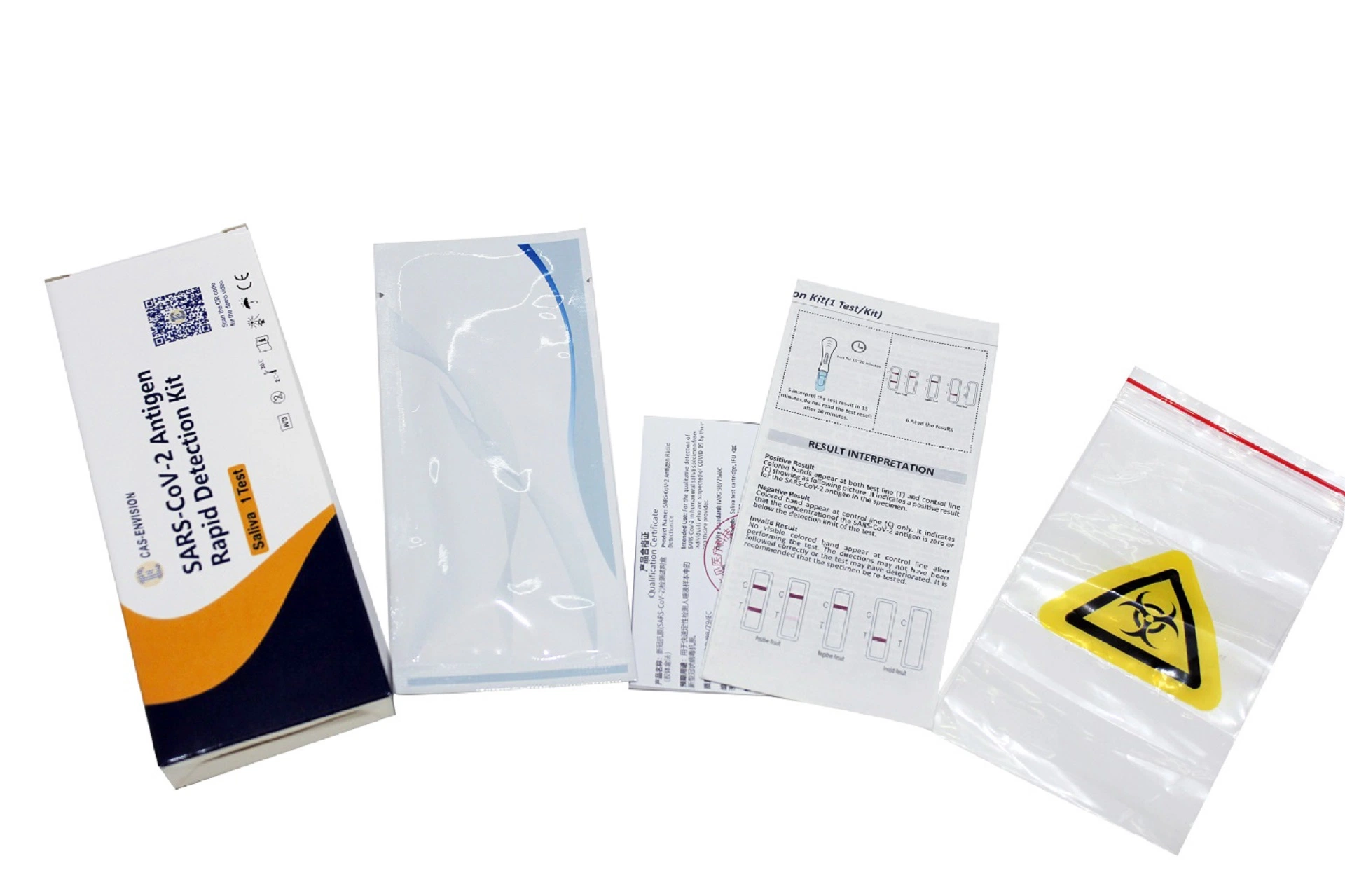 Kit de test d'antigène d'alimentation en usine diagnostic d'auto-test d'écouvillon nasal Kit