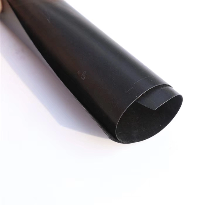 0.5mm 0.75mm Black Film Smooth Surface HDPE Geomembrane for Water Tank Swimming