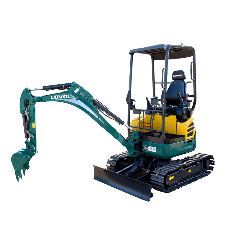 China Cheap 1.8ton Mini Small Digger Excavator Rubber Track Crawler Excavator