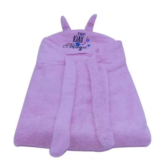 100% Cotton Terry Baby Hooded Towel Baby Terry Bath Towel