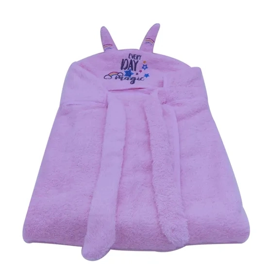 100% coton Terry bébé phoque à capuchon Serviette Serviette de bain bébé Terry