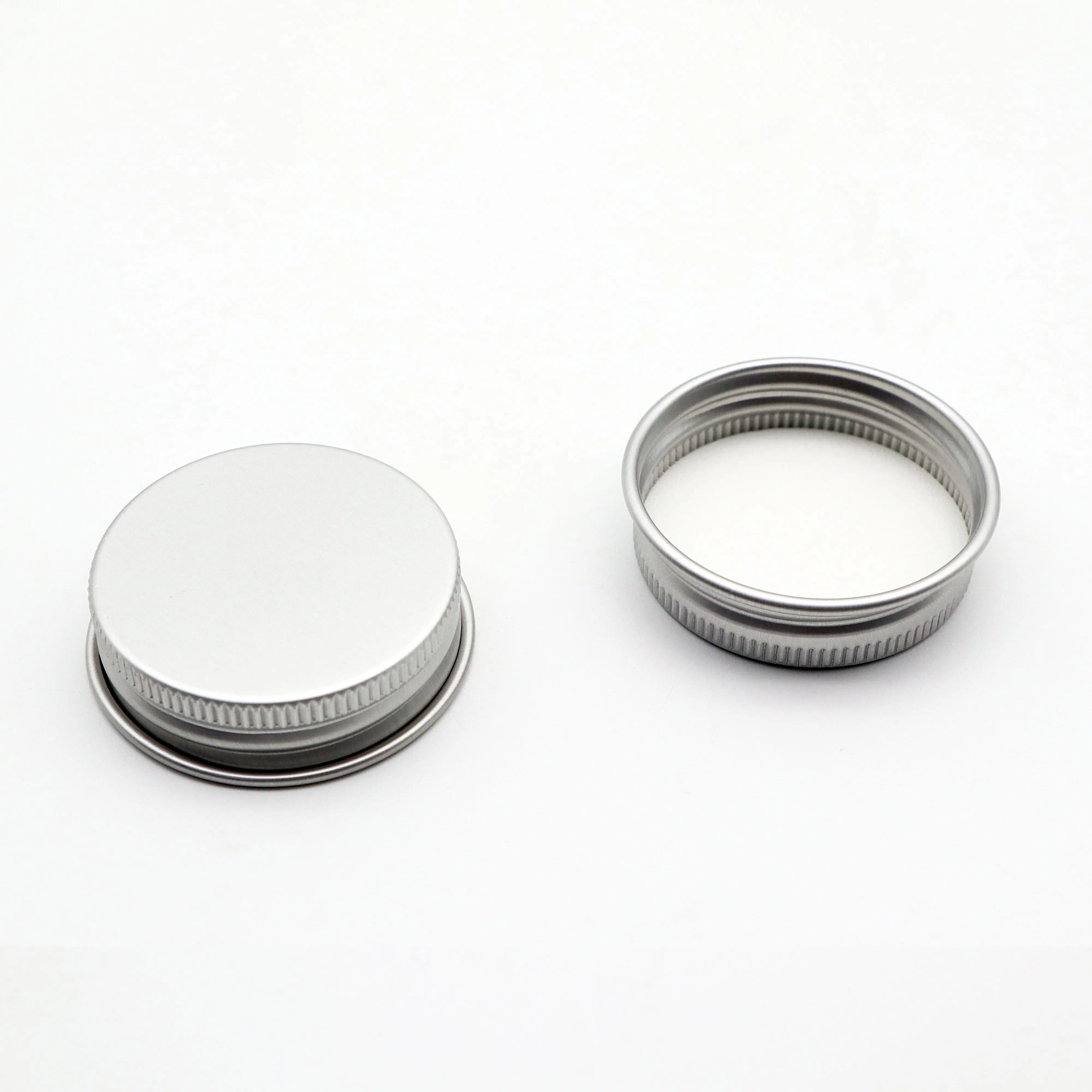 Aluminum Screw Caps Bottle Jar Caps with Plastic Liner Stamping Bottle Lids