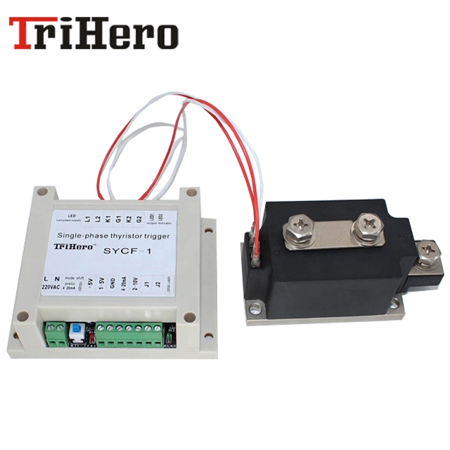 Cambio de fase monofásico Módulo Trigger Tiristor Adaptor Driver Board para la MTC300un tiristor el módulo de alimentación