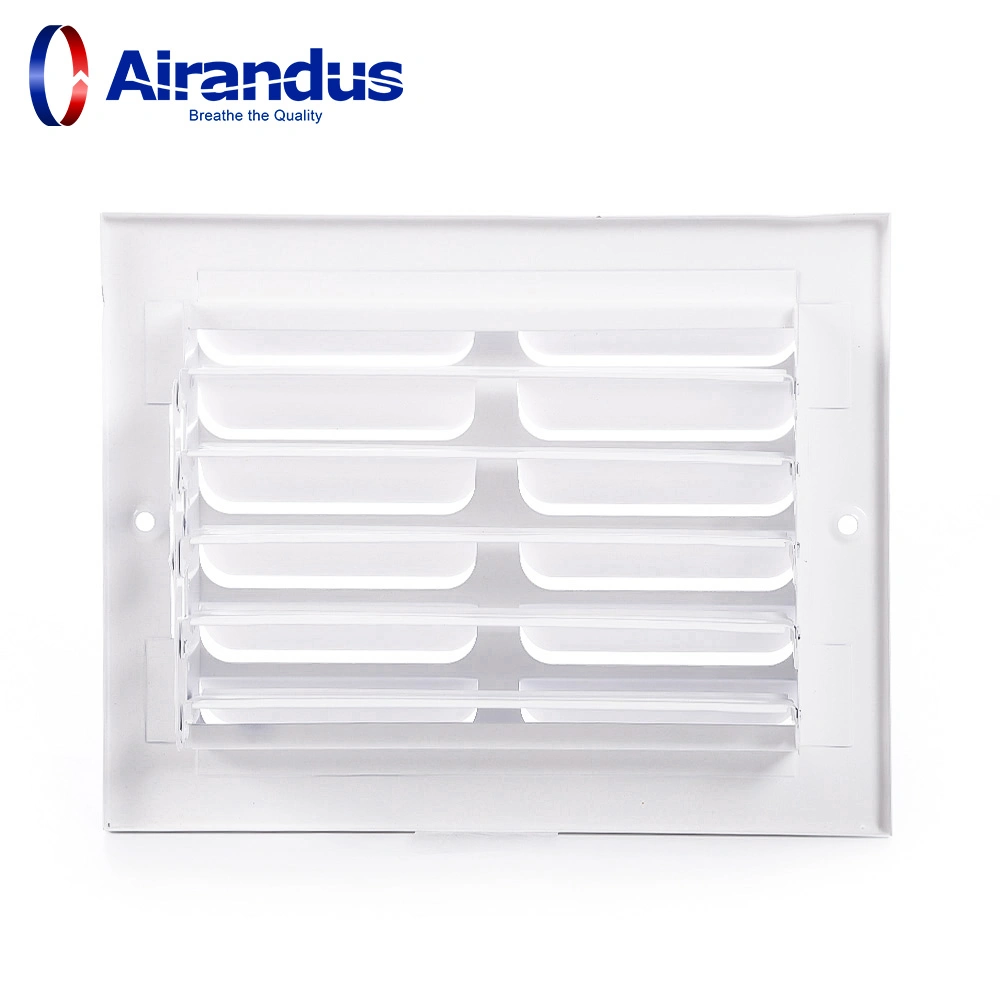 Factory Curved Blade One Way Register Air Vent Cover for HVAC