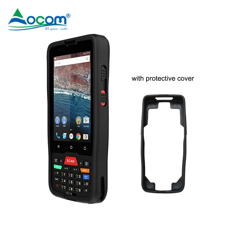 New Update Ocbs-A200 Handheld Android PDA Barcode Scanner 4G Communication Android9 Rugged Industrial PDA with Keyboard