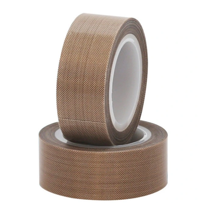 High Temperature 300 Degrees Heat Resistant Single Sided Silicone Adhesive PTFE Brown /Black/White Insulationtape