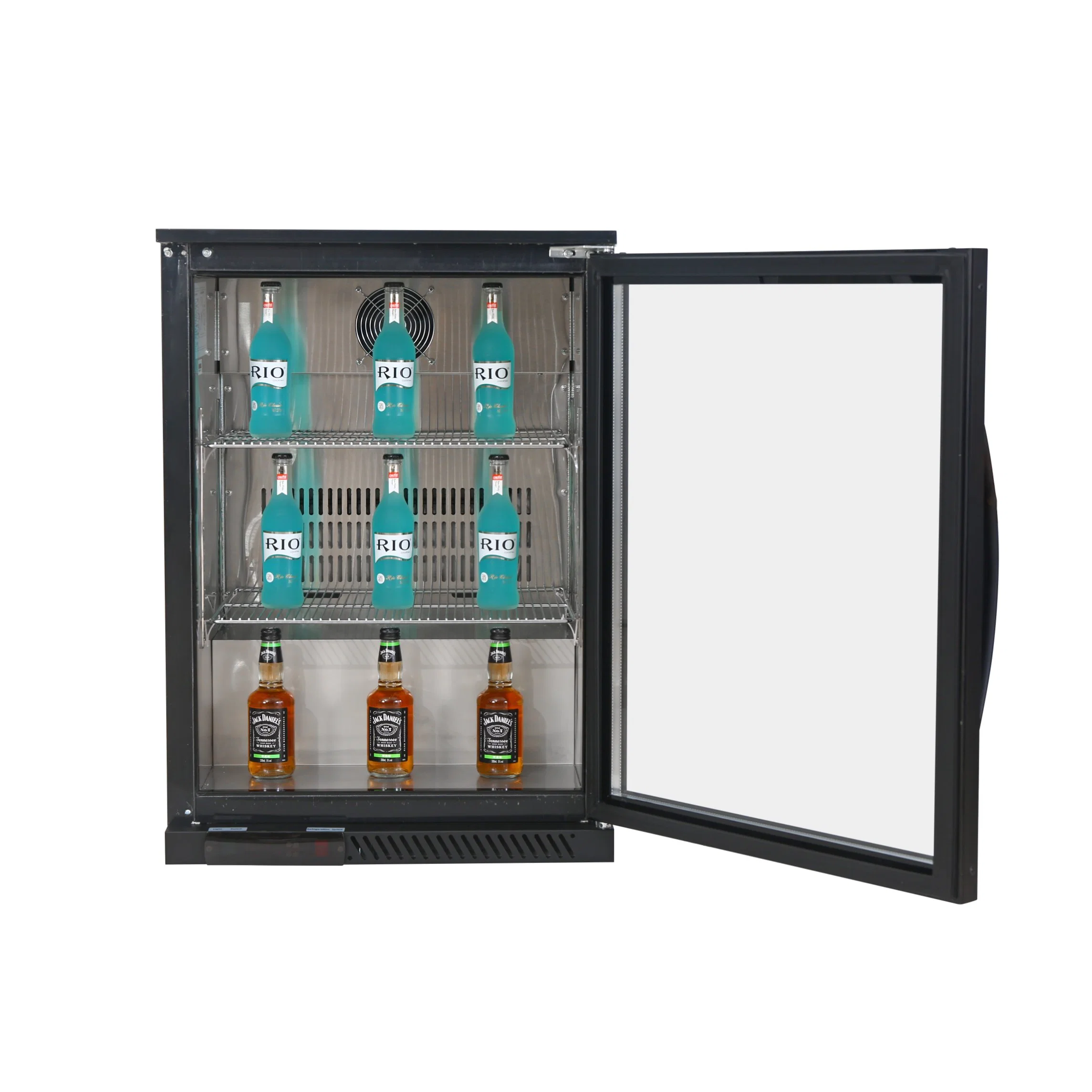 125L Display Refrigerator Back Bar Beer Cooler with Single Glass Door