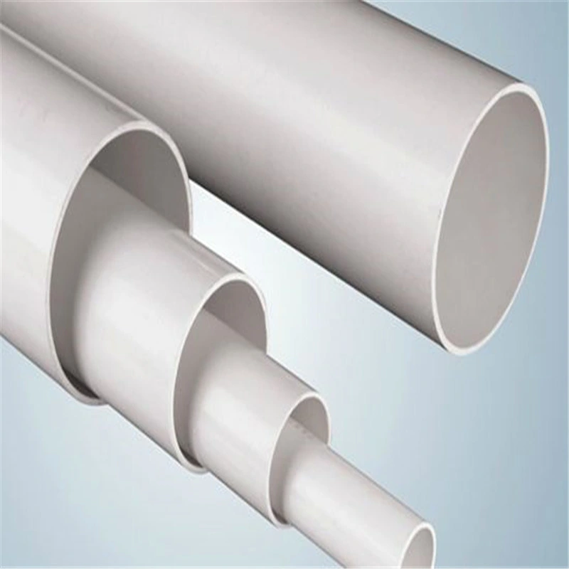 Tuyau en plastique PVC pour l'eau blanc/gris pour l'alimentation en eau/Agriculture/irrigation/drainage