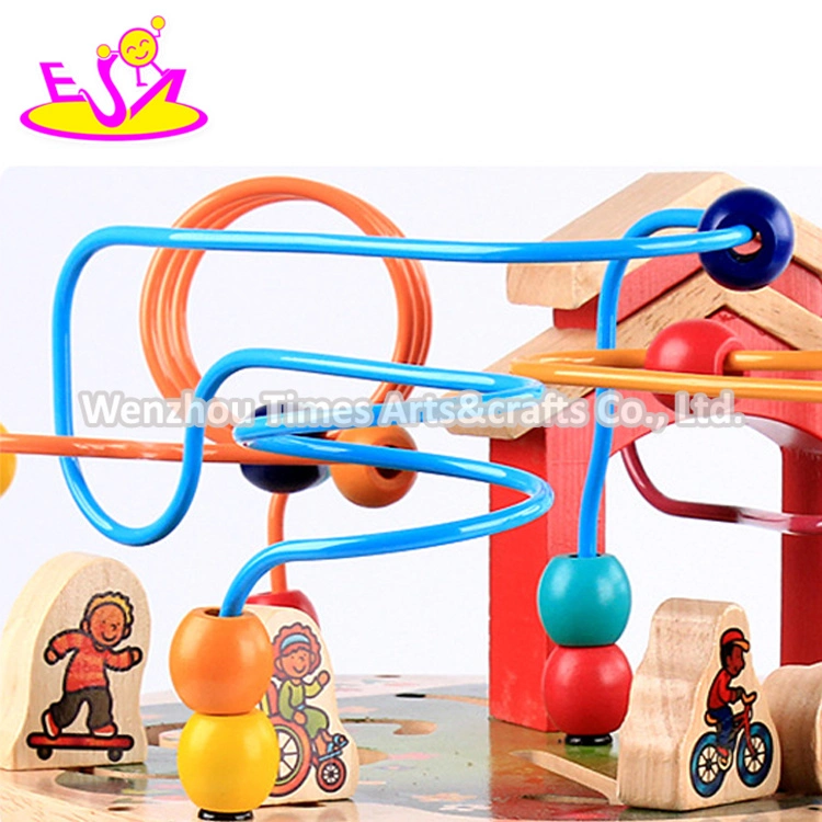 New Design Six Sided Large Educational Wooden Activity Cube Toy for Children W11b160