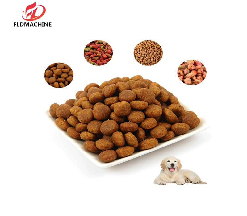 Extrudeuse pour animaux domestiques à haute capacité, sèche, pour chats Alimentation de poisson flottante Pellet ligne de traitement nourriture humide pour chiens d'animaux Machine