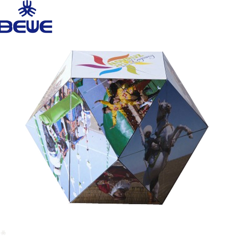 Eco-Friendly PS Cheap Full Printing Folding 7cm Magic Cube