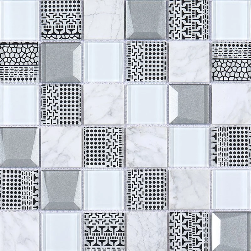 Foshan Color Century Küche Backsplash Fliesen Wandspiegel Badezimmer Glas Mosaikfliesen