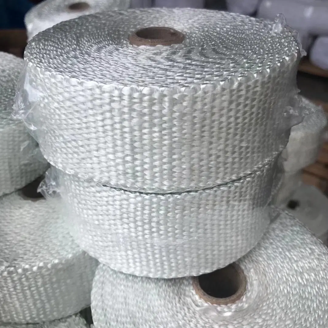 1260c 1300c 1400c Alumina Zircon Heat Resistant Refractory High Temperature Adhesive Fiberglass Tape Fiberglass Products for Thermal Insulation