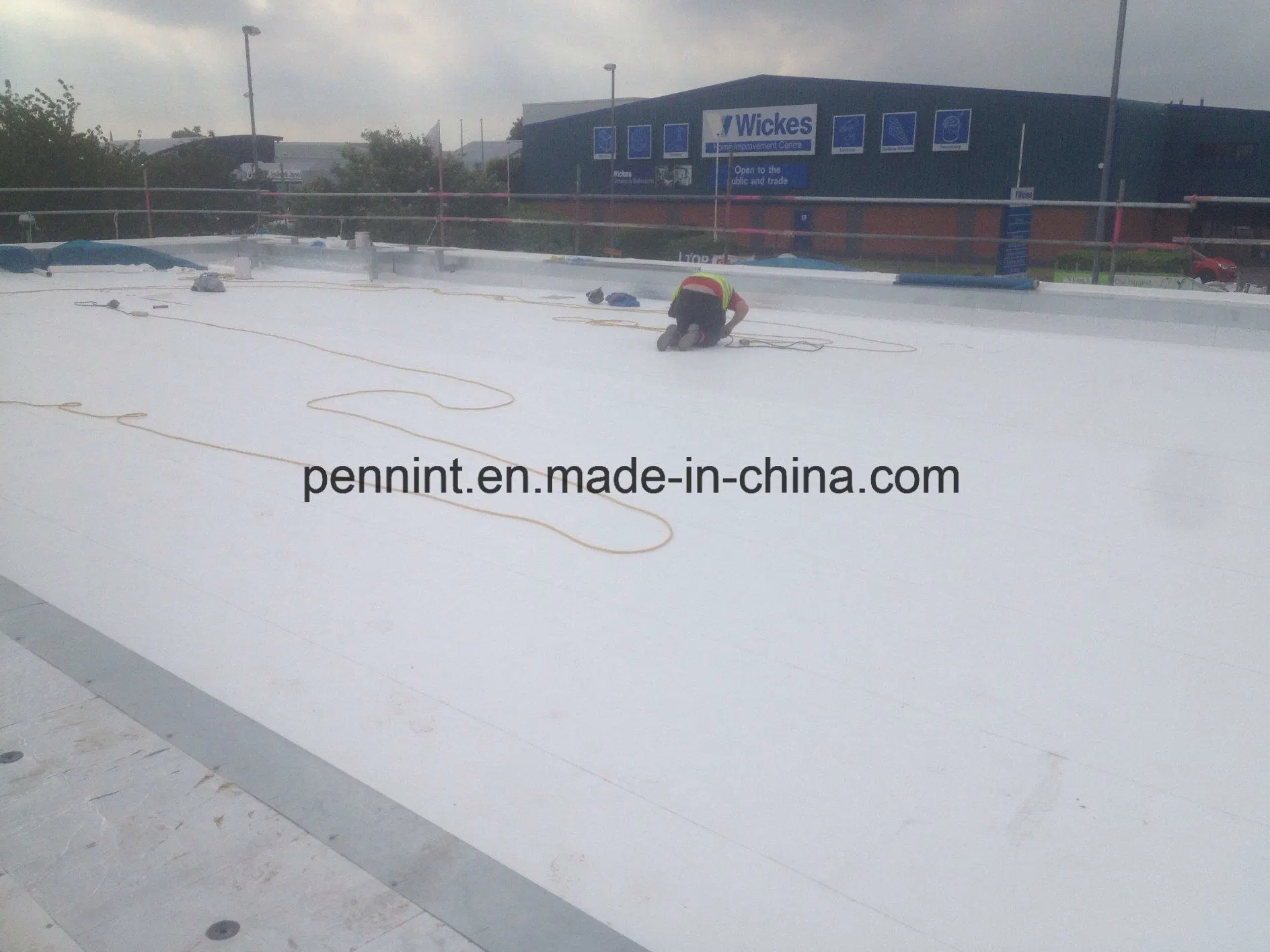 Building Material PVC Waterproof Membrane for Sing-Ply Roofing System