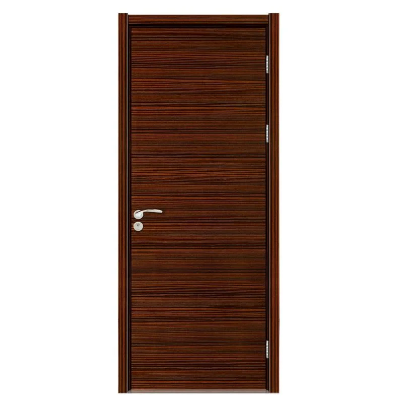 Walnut Wooden Fire Door Soundproof Hotel Timber Anti Fire Doors