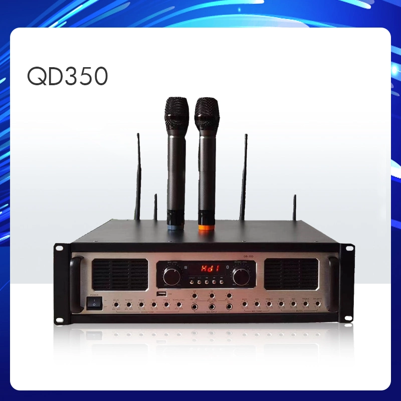 Qd350 HDMI Input Interface 500W Power Professional Stereo Mixing Amplifier for Home Sound System