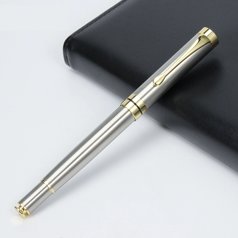 Black Gel Pen Business Gift Metal Signature Pen