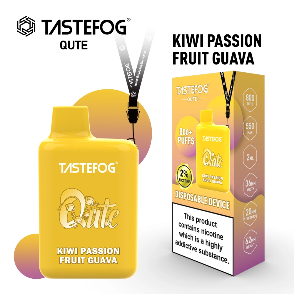 Оптовая торговля I одноразовые E Cig Tastegog Qute 800 puffs Курение Электронный сигарет карандаш