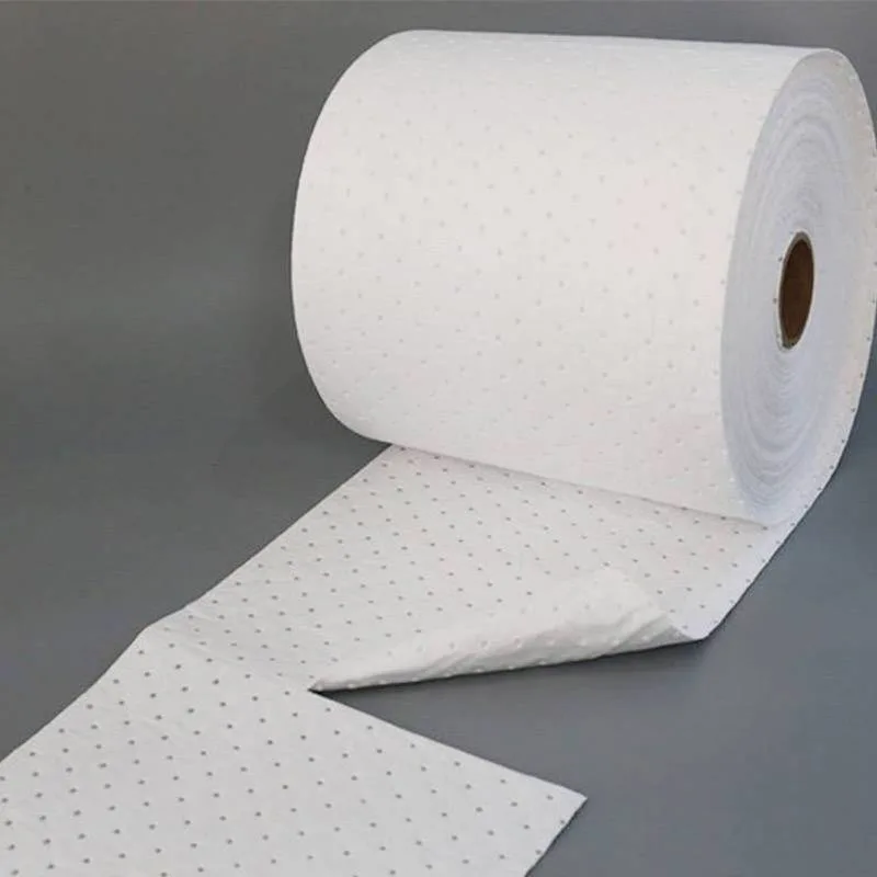 100% PP 40*50cm 180GSM Chemical Universal Liquid and Fluid Absorbent Sheets