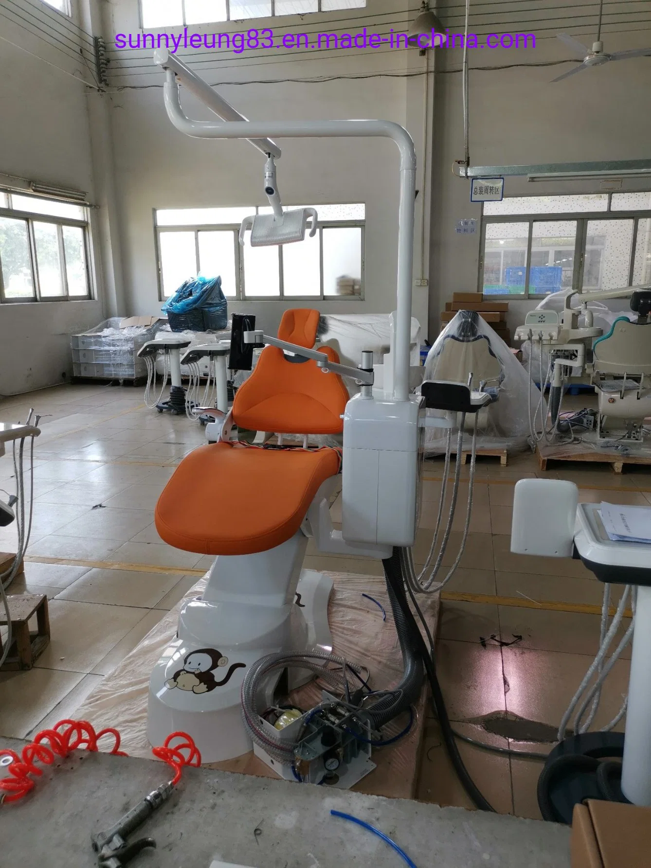 Suntem Dental Unit St-Anna mit europäischem Design/Kinderstuhl/Öko-Leder