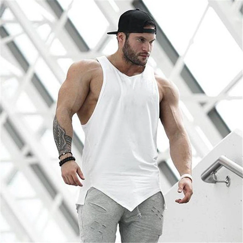 Men Gym Wear Quck Dry Tank Top T Shirt Custom Sport Clothing Active Wear Athletic Clothing Sports Fitted Undershirt