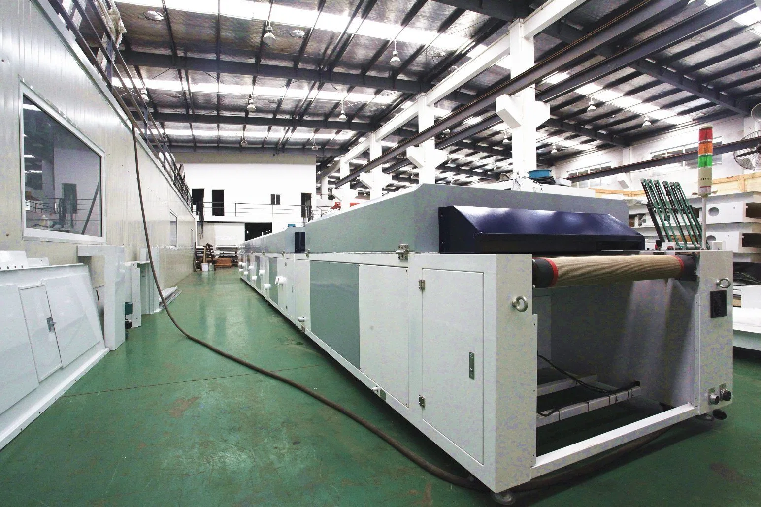 Gsh900 Flat Conveyor IR and Hot Air Dryer Tunnel Machine for Silk Screen Printing Heat Transfer Film Label