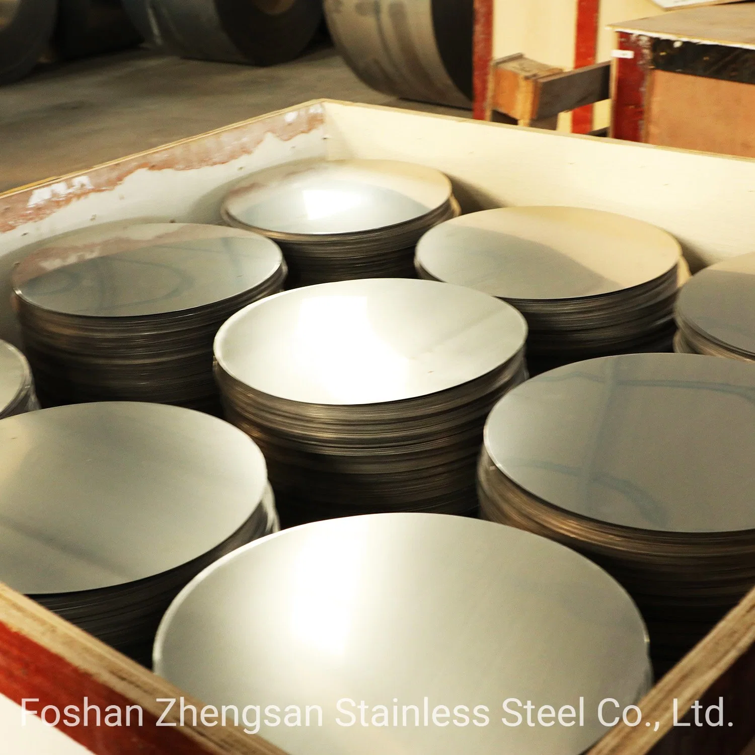 Grade 201 Cold Rolled 0.26mm Thickness Stainless Steel Circle in Stocks