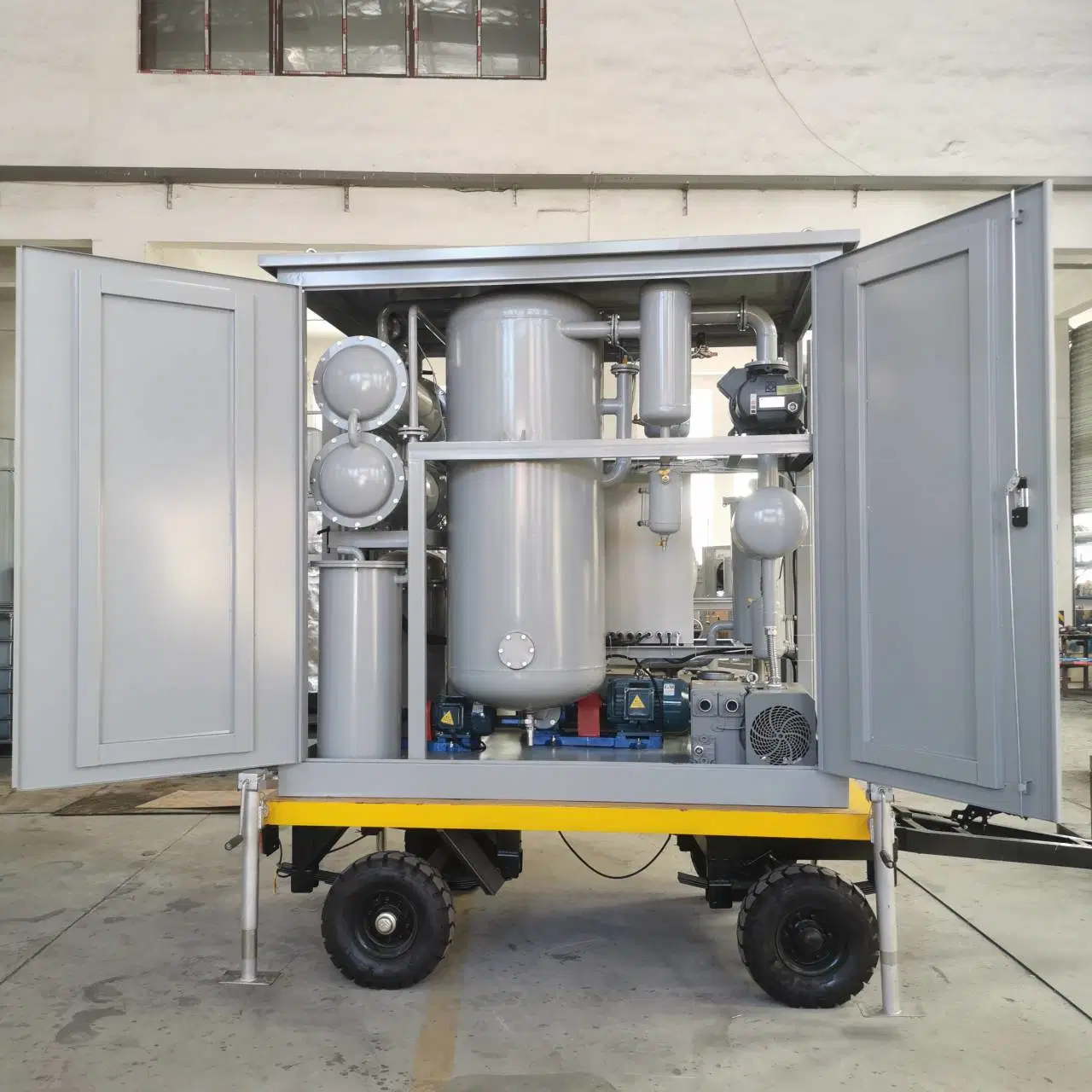 18000L/H Trailer Movable Insulation Oil Efficient Two-Stage Vacuum Purifier