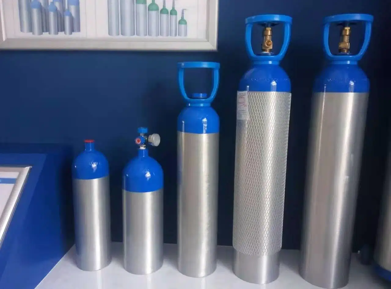 Medical Aluminum Oxygen Cylinder Gas Cylinder 3L- 50L