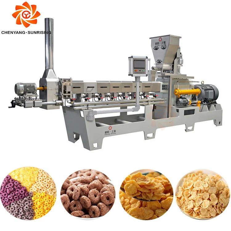 Automatic Breakfast Cereals Making Machine Grain Product Processing Line