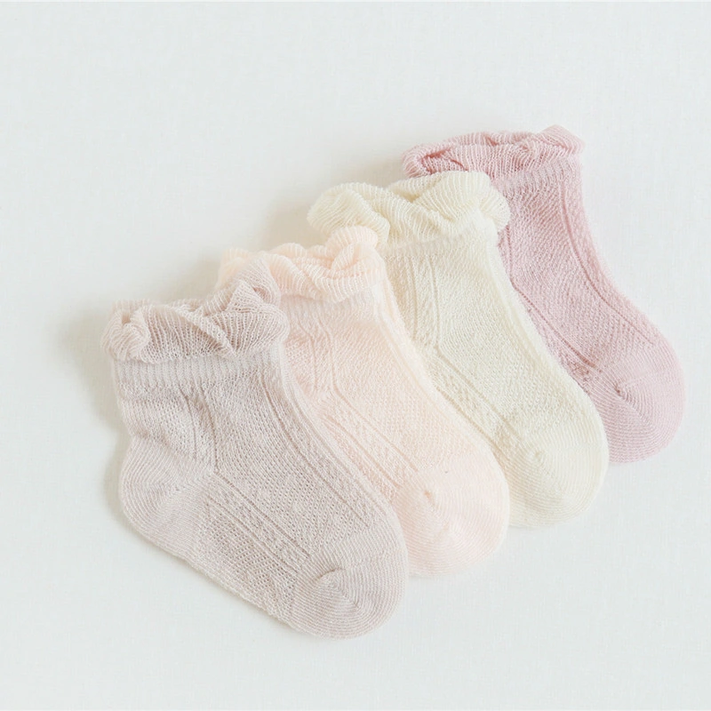 Premature Baby Small Size Newborn Summer Baby Short Section Thin Section Not Tight Ankle Cartoon Comfortablesocks