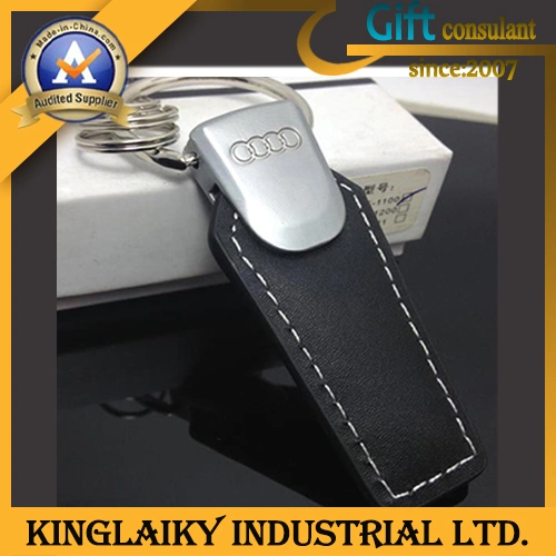 Hot Selling Leather Car Keyring for Promotion Gift (KKR-003)