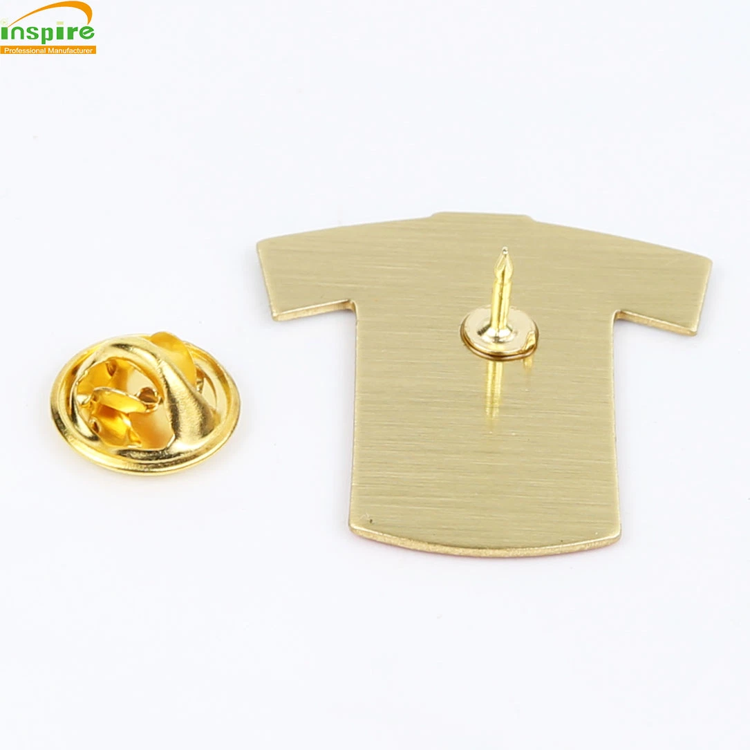 Souvenir Gift Promotion Polo Shirt Metal Custom Enamel Brooch Lapel Pin