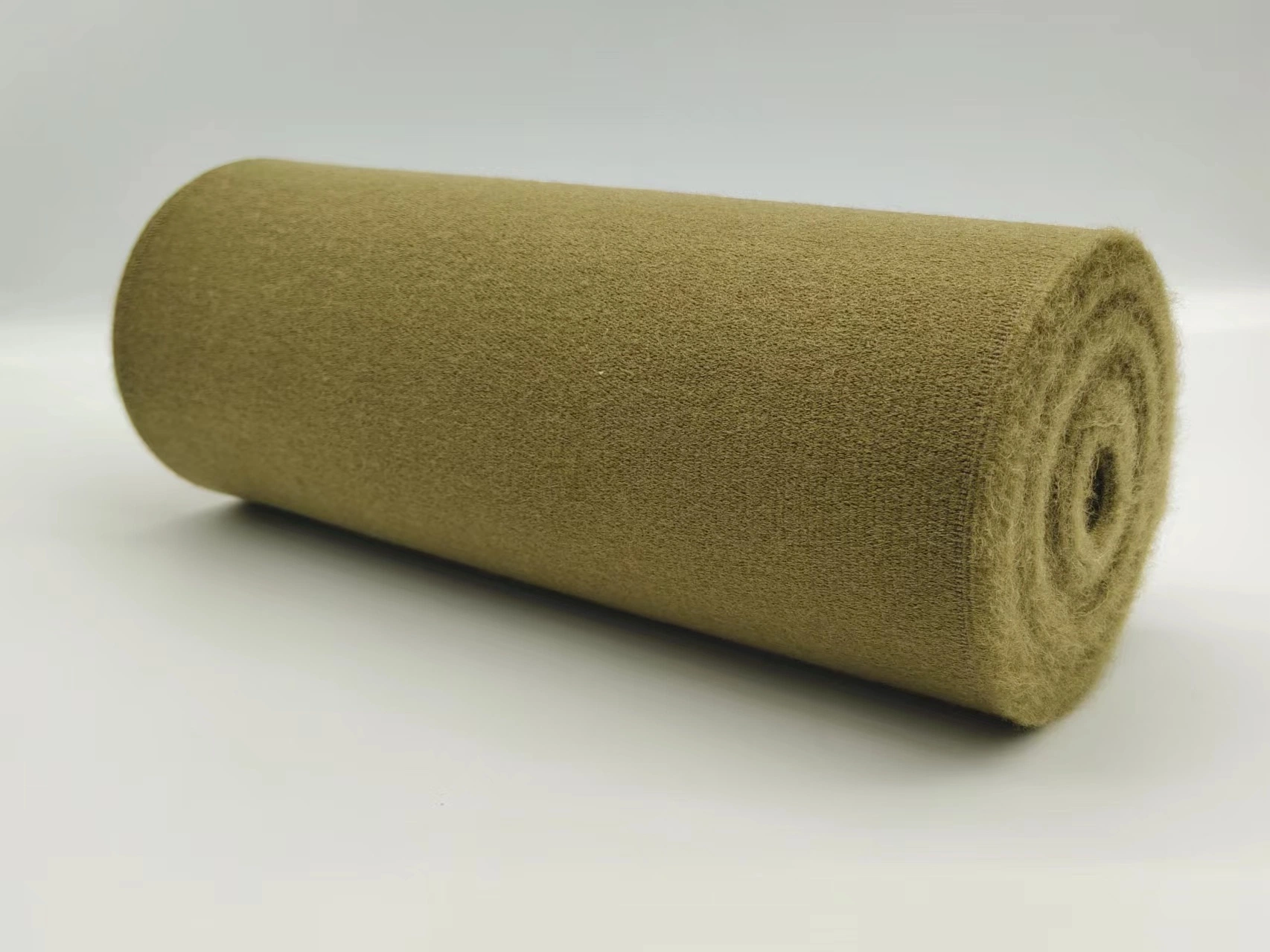 250mm Ecru Organic Woolen Elastic Manufacture Super Wide Wool Double Weft Elastic OEM Environmentally Friendly Woolen Elastic Natural Rubber Custom Cotton