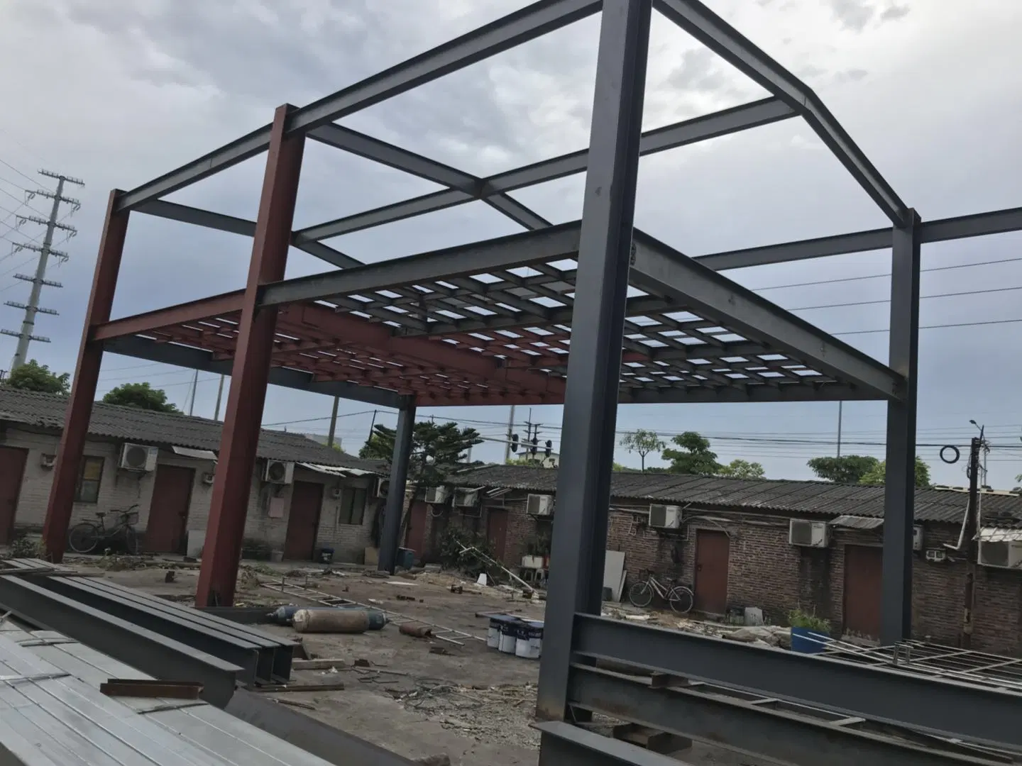 2020 China Foshan Factory Price Factory Warehouse High-Strength Steel Pefabricated Construction Materials