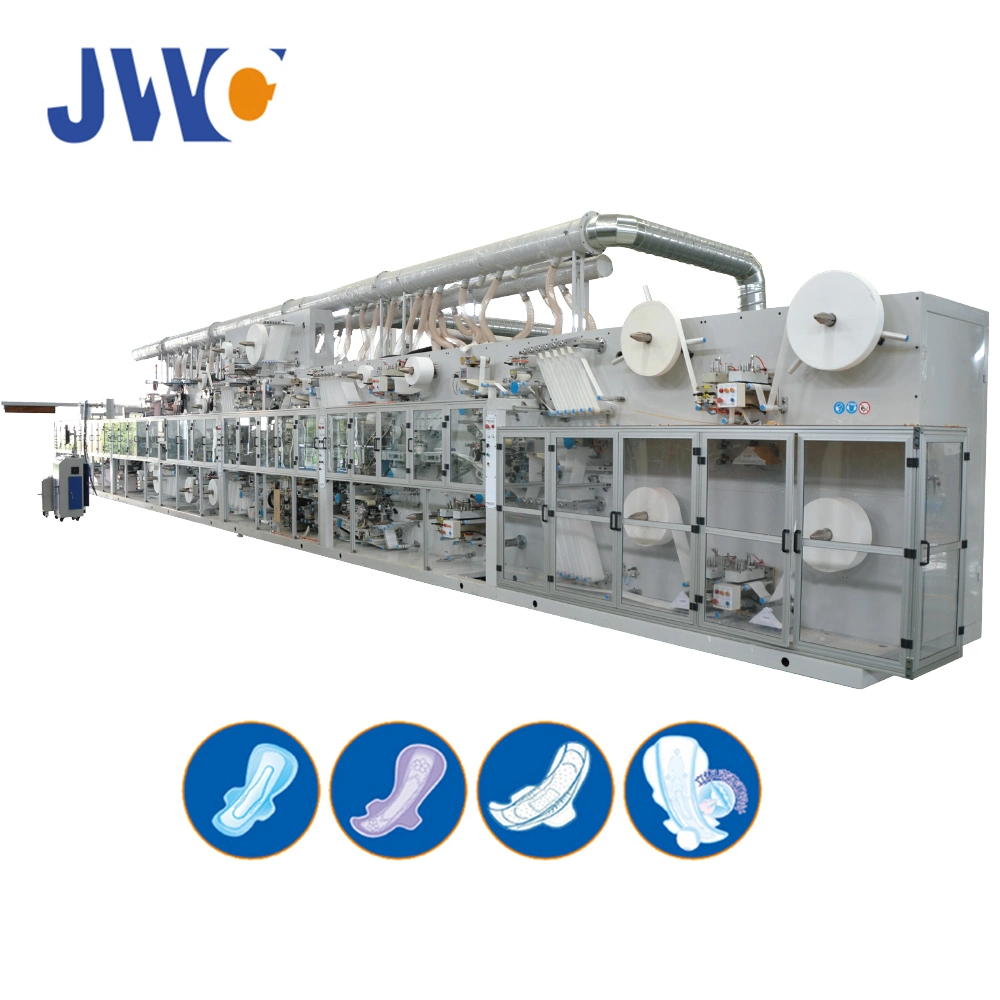 350-400PCS/Min Jwc Transparent Film for Baby Diaper Daiper Sanitary Napkin Making Machine with CE